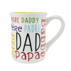 Clearance Enesco Gift DAD LANGUAGES MUG