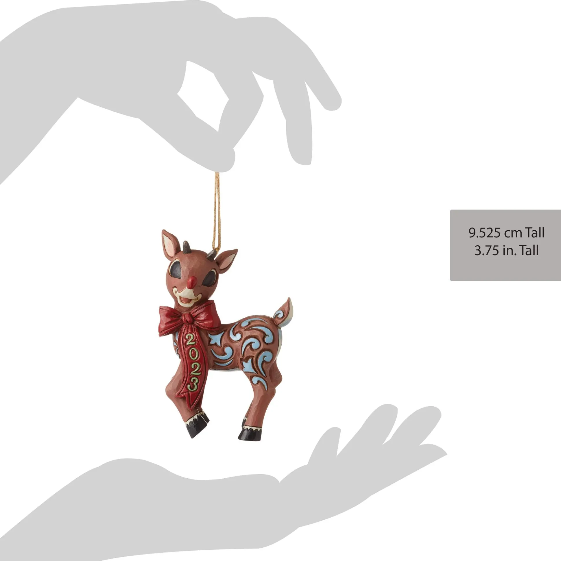 Discount Enesco Gift Dated 2023 Rudolph Ornament