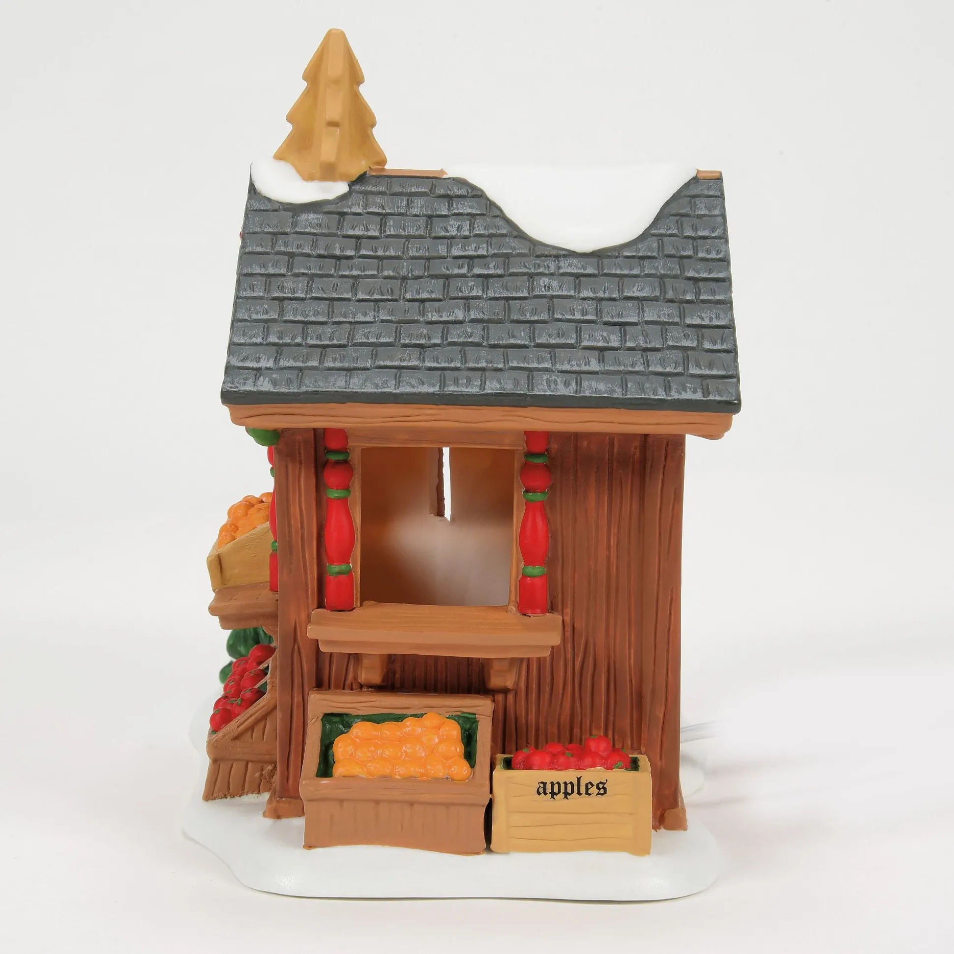 Outlet Department 56 Dickens' Market Fruit Stand