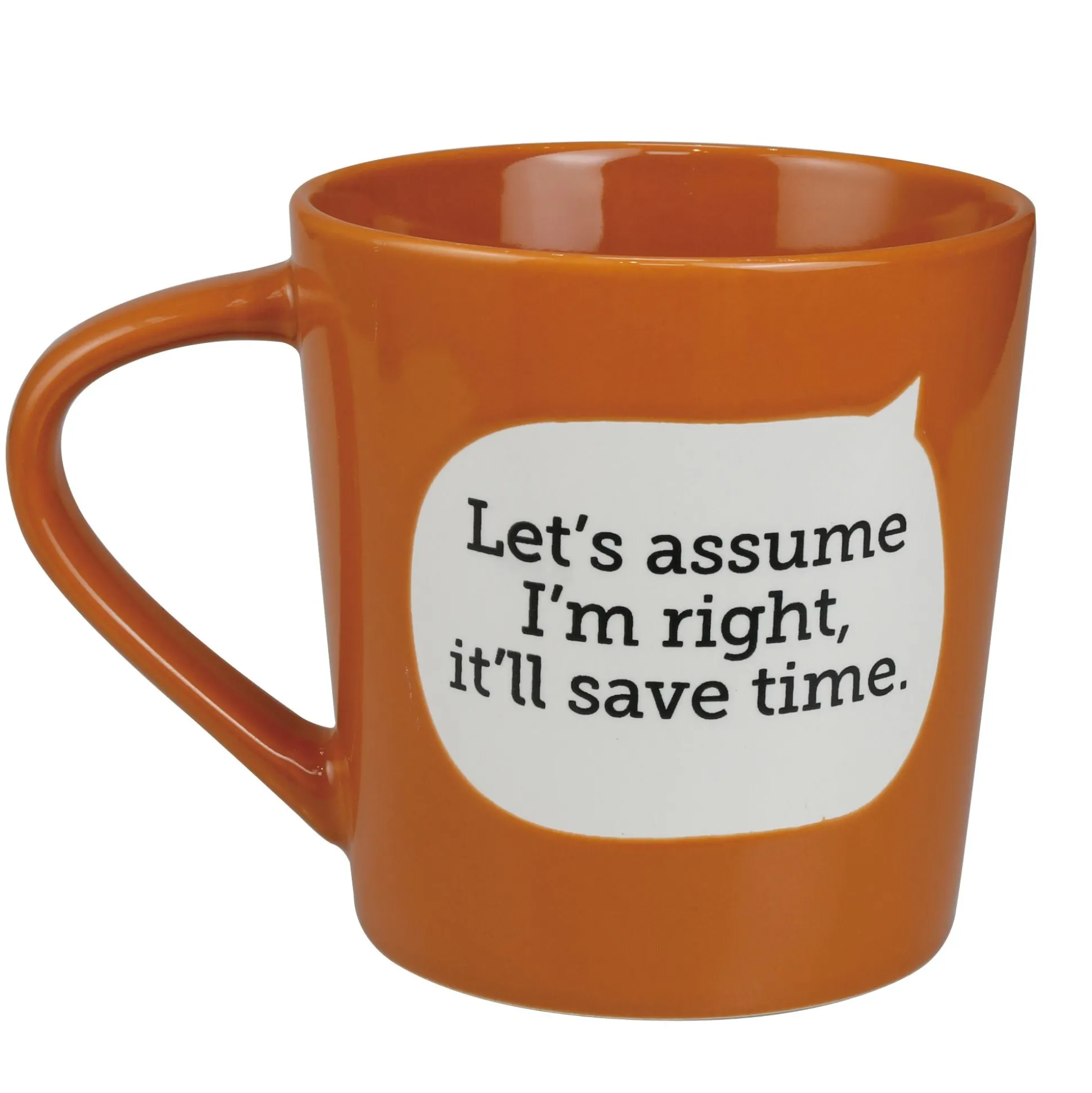 Fashion Enesco Gift Dirty Mud Assume I'm Right Mug