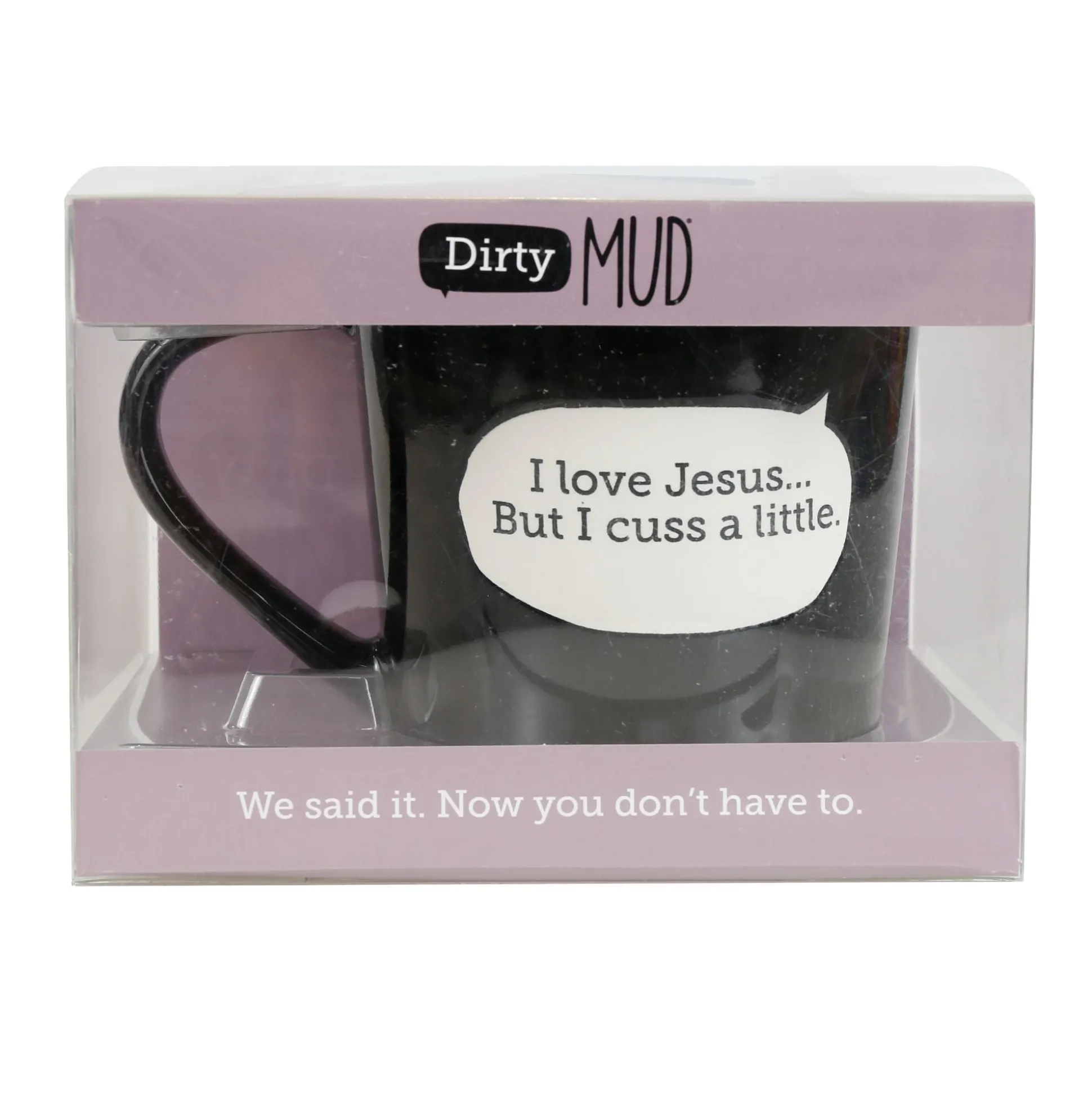 Hot Enesco Gift Dirty Mud Jesus Cuss Mug