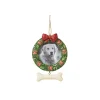 Outlet Enesco Gift Dog Pet Wreath Frame Orn