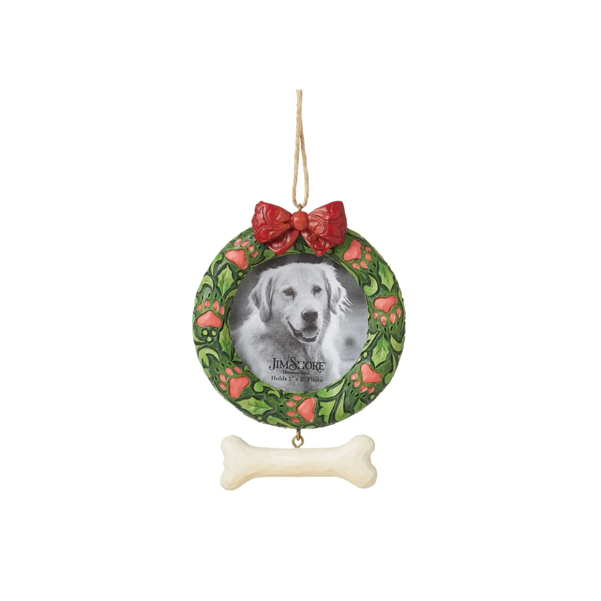 Outlet Enesco Gift Dog Pet Wreath Frame Orn
