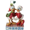 Best Enesco Gift Donald and Daisy Mistletoe