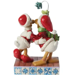 Best Enesco Gift Donald and Daisy Mistletoe