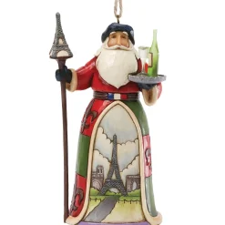 New Enesco Gift French SantaOrnament