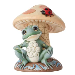 Store Enesco Gift Frog Leaning on Mushroom Fig