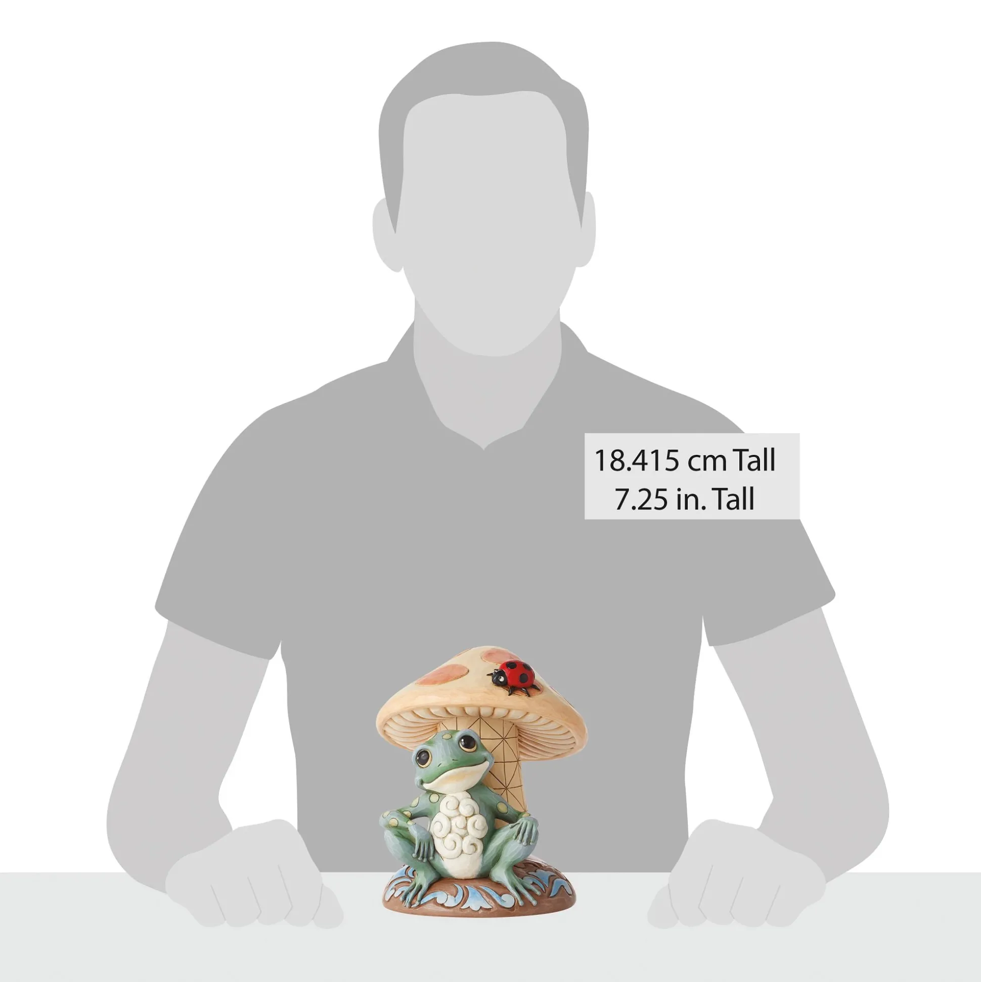 Store Enesco Gift Frog Leaning on Mushroom Fig
