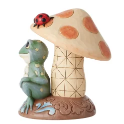 Store Enesco Gift Frog Leaning on Mushroom Fig