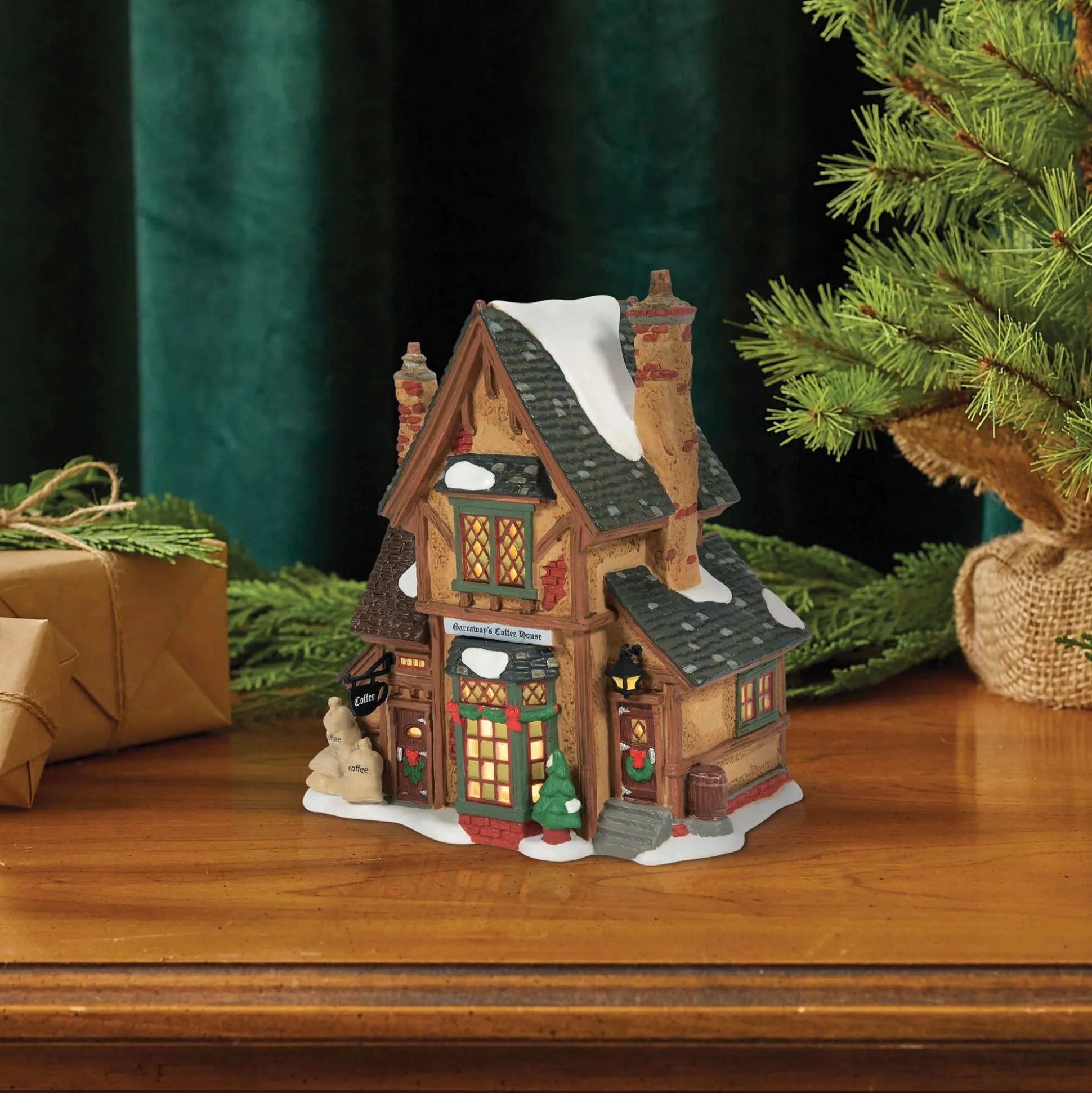 New Department 56 Garraway's Coffee House