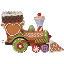 Fashion Enesco Gift Gingerbead Train Engine Fig