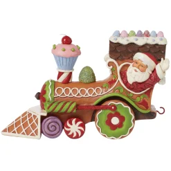 Fashion Enesco Gift Gingerbead Train Engine Fig