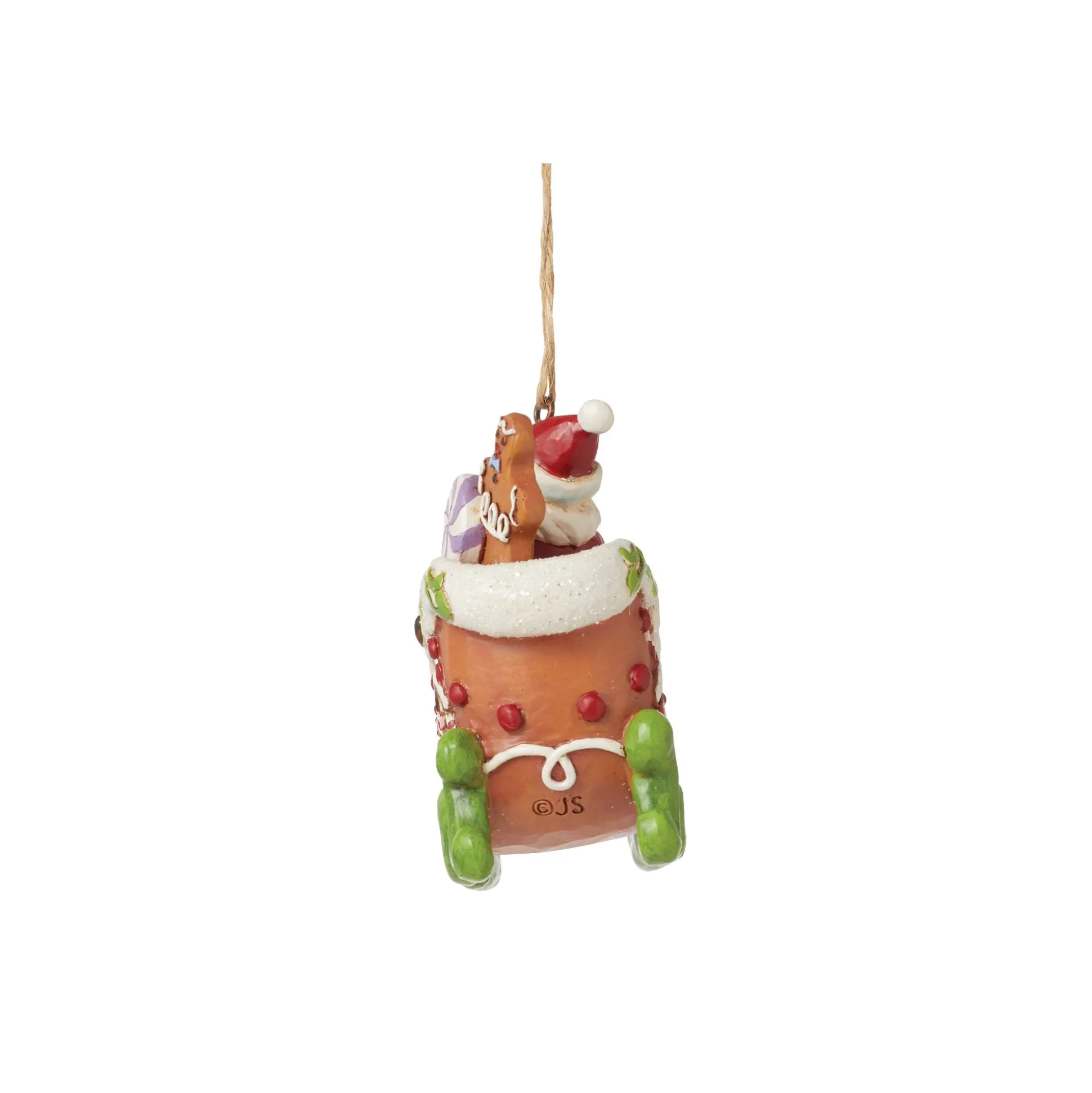 Outlet Enesco Gift Gingerbread Chrstms Sleigh Orn
