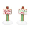 Flash Sale Department 56 Gingerbread Xmas Signs St/2
