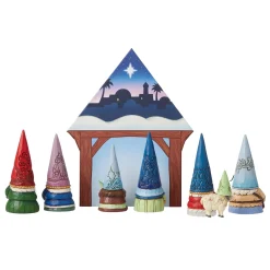 Clearance Enesco Gift Gnome Christmas Pageant 8PcSet