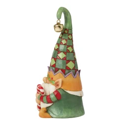 Clearance Enesco Gift Gnome Elf Hold Candy Cane Fig