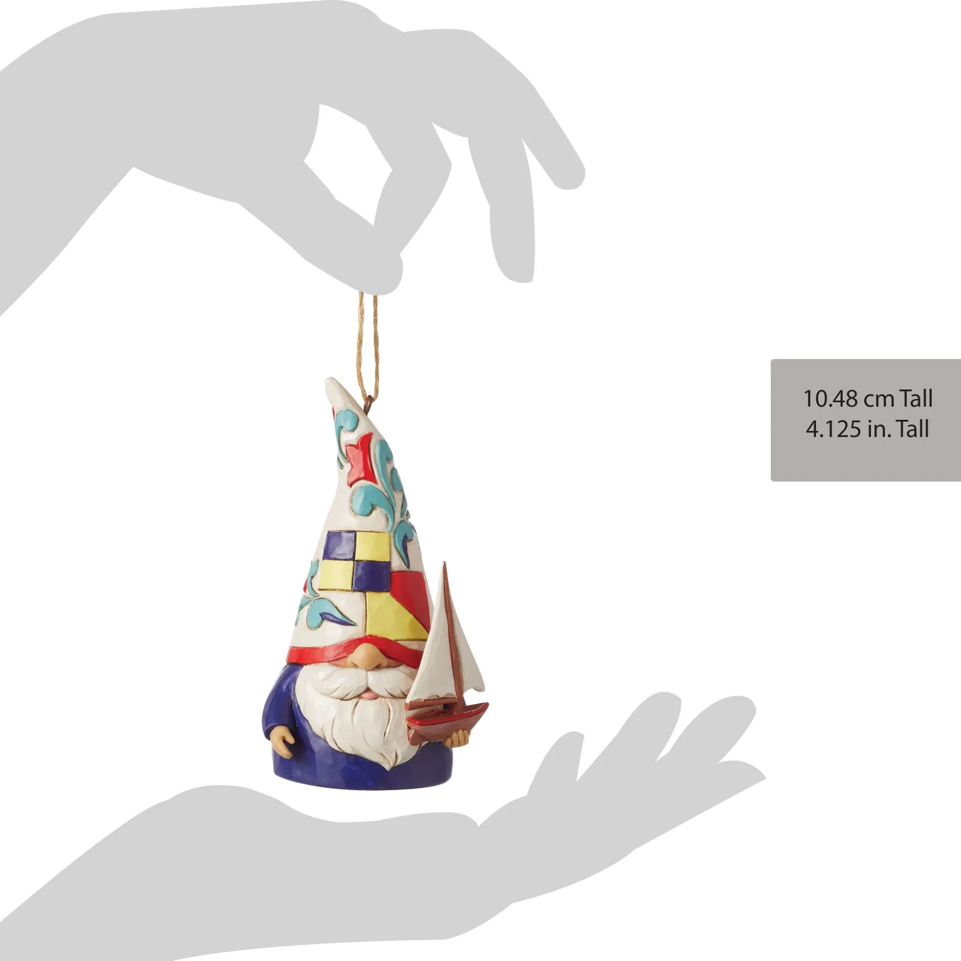 Fashion Enesco Gift Gnome Sailboat Ornament