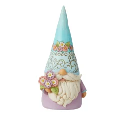 Hot Enesco Gift Gnome with Flowers