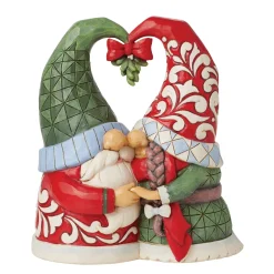 Fashion Enesco Gift Gnomes Mistletoe Couple Fig