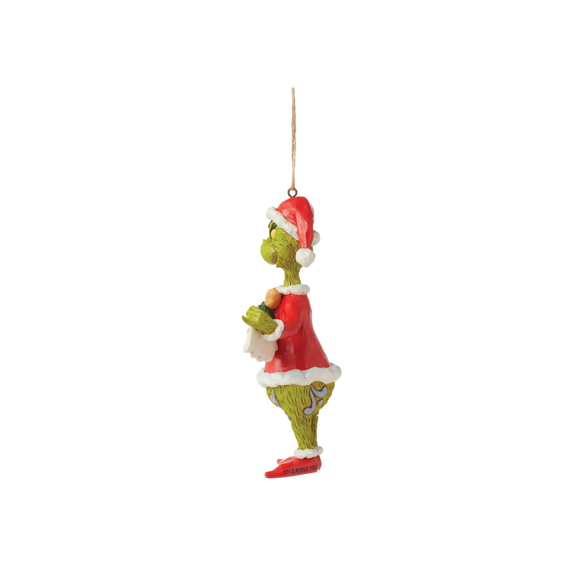 Clearance Enesco Gift Grinch Holding Banner