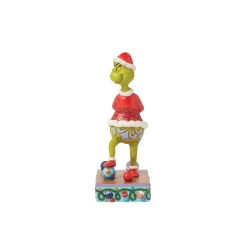 New Enesco Gift Grinch Stepping on Ornaments