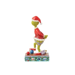 New Enesco Gift Grinch Stepping on Ornaments