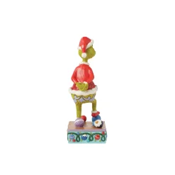 New Enesco Gift Grinch Stepping on Ornaments