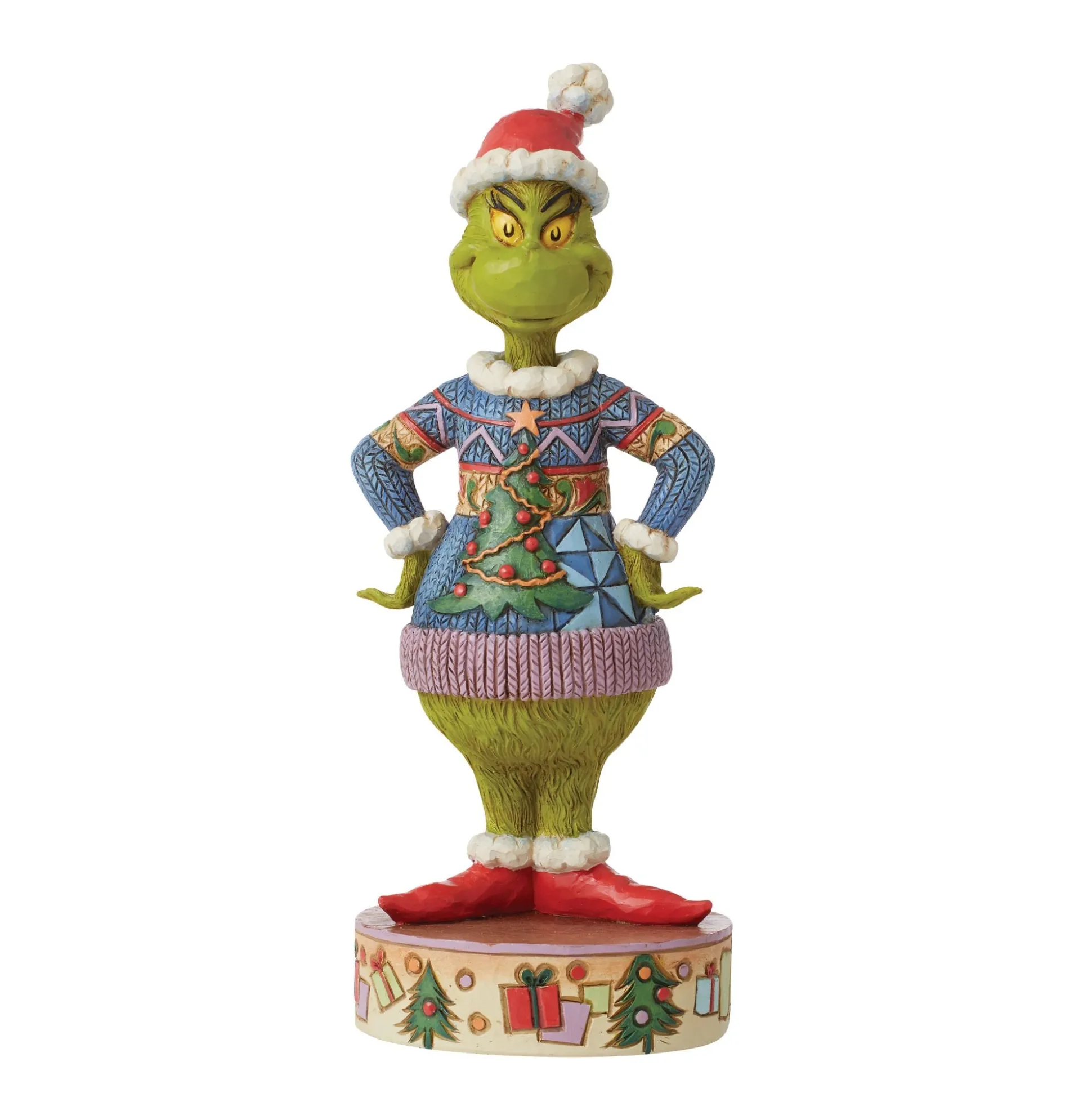 Cheap Enesco Gift Grinch Wearing Ugly Sweater