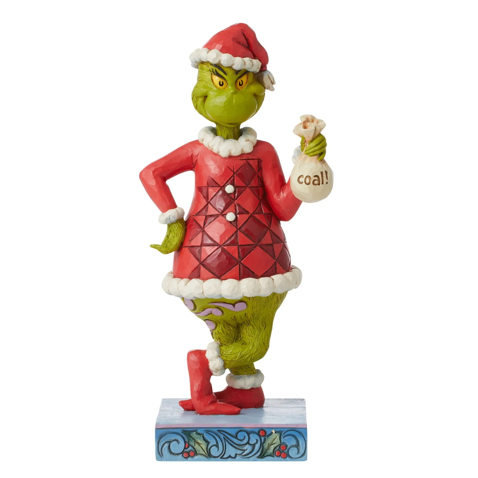 Best Sale Enesco Gift Grinch with Bag of Coal