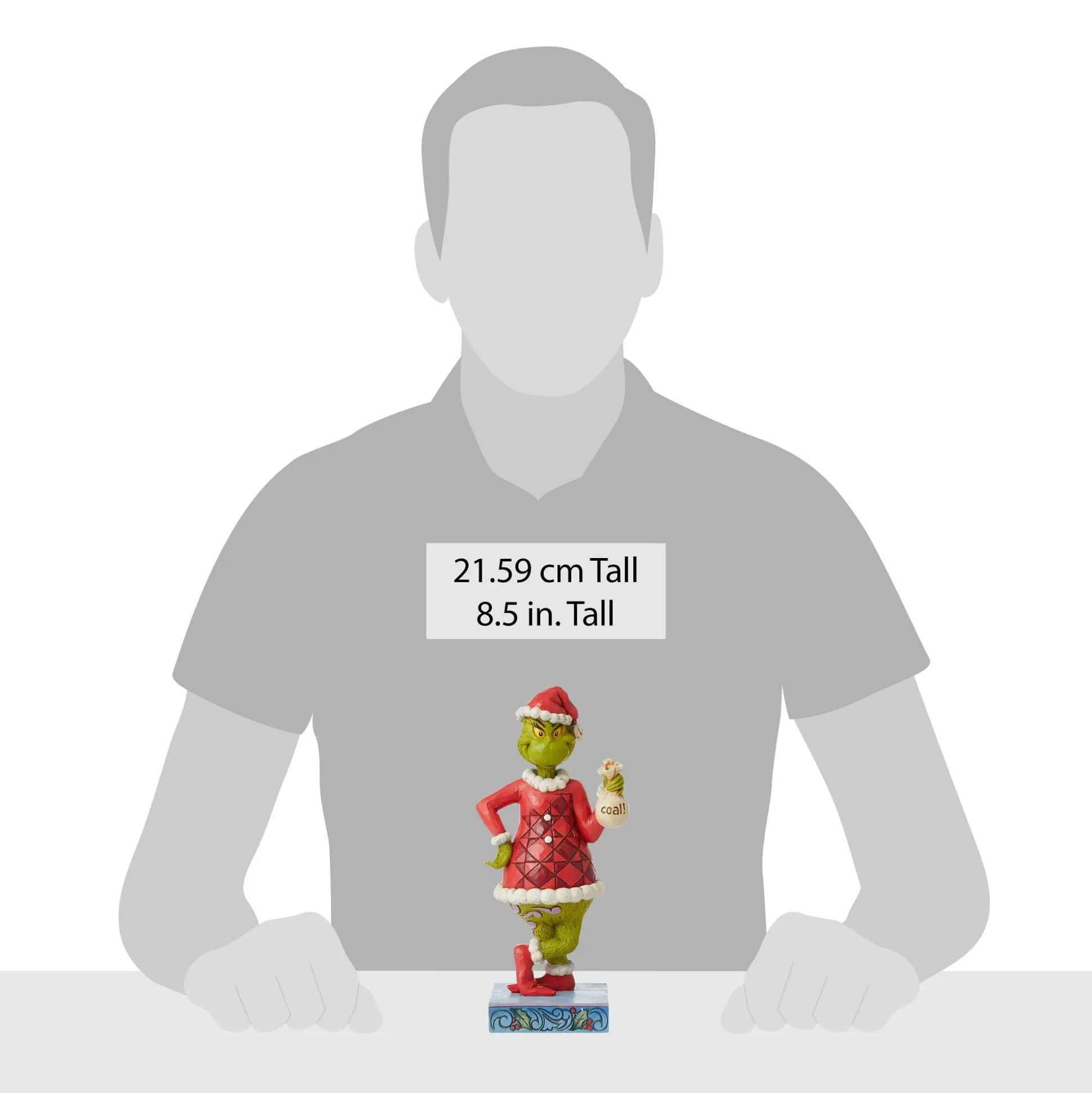 Best Sale Enesco Gift Grinch with Bag of Coal