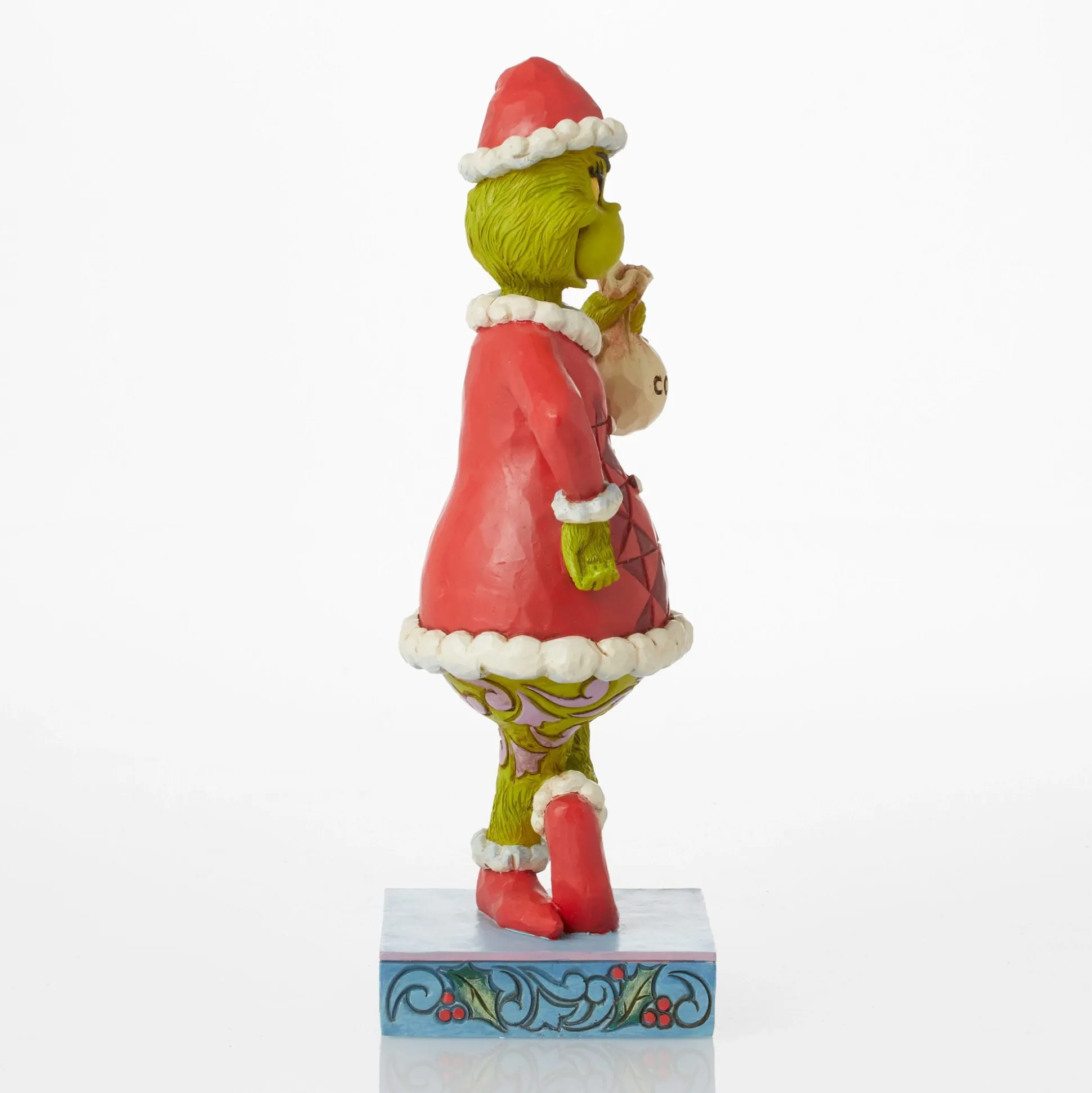 Best Sale Enesco Gift Grinch with Bag of Coal
