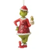 Best Enesco Gift Grinch with Bag of Coal Orn