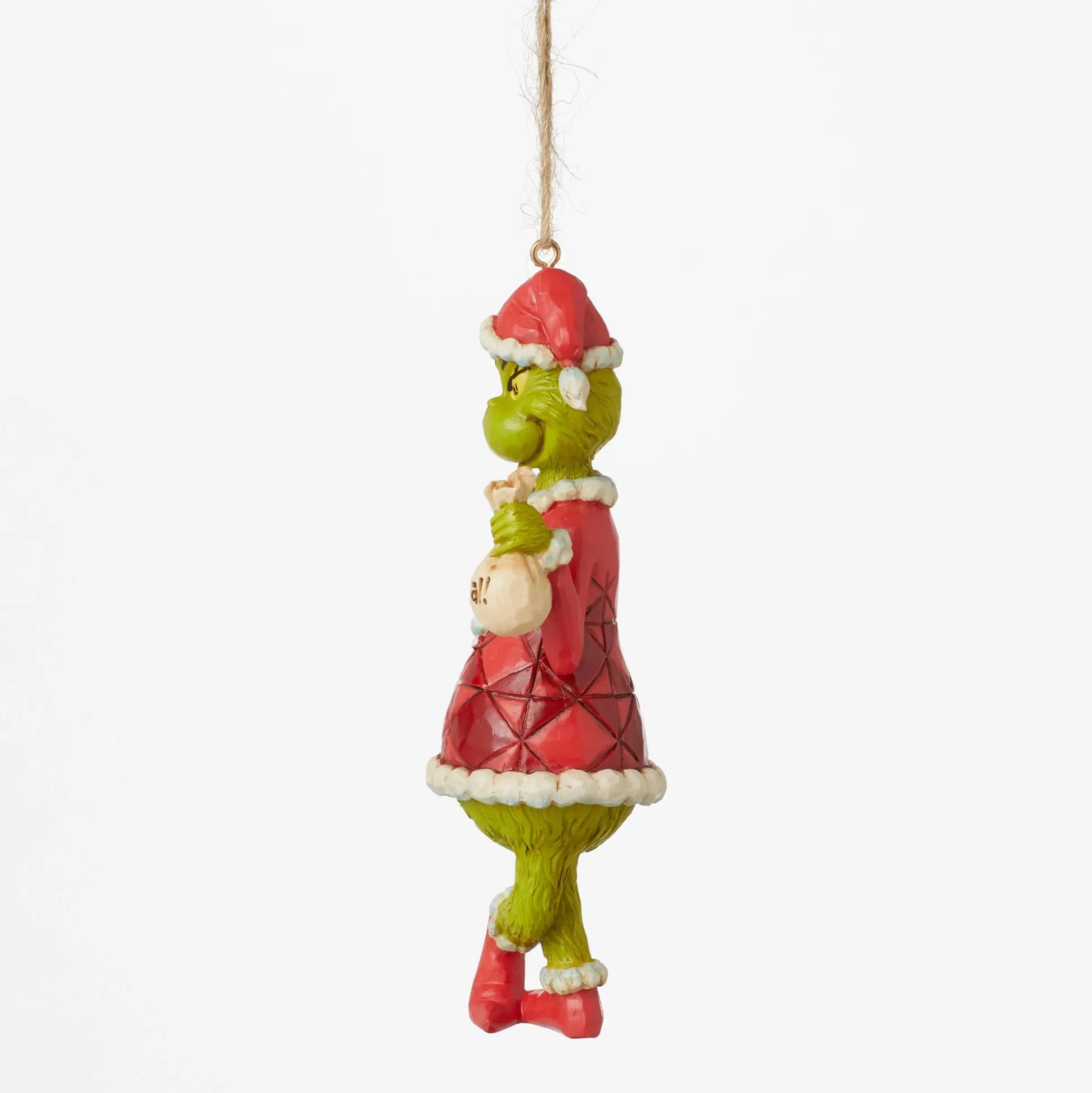 Best Enesco Gift Grinch with Bag of Coal Orn