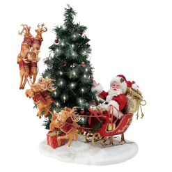 Discount Department 56 Here Comes Santa Claus