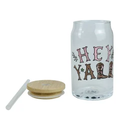 Best Enesco Gift Hey Y All Latte Glass