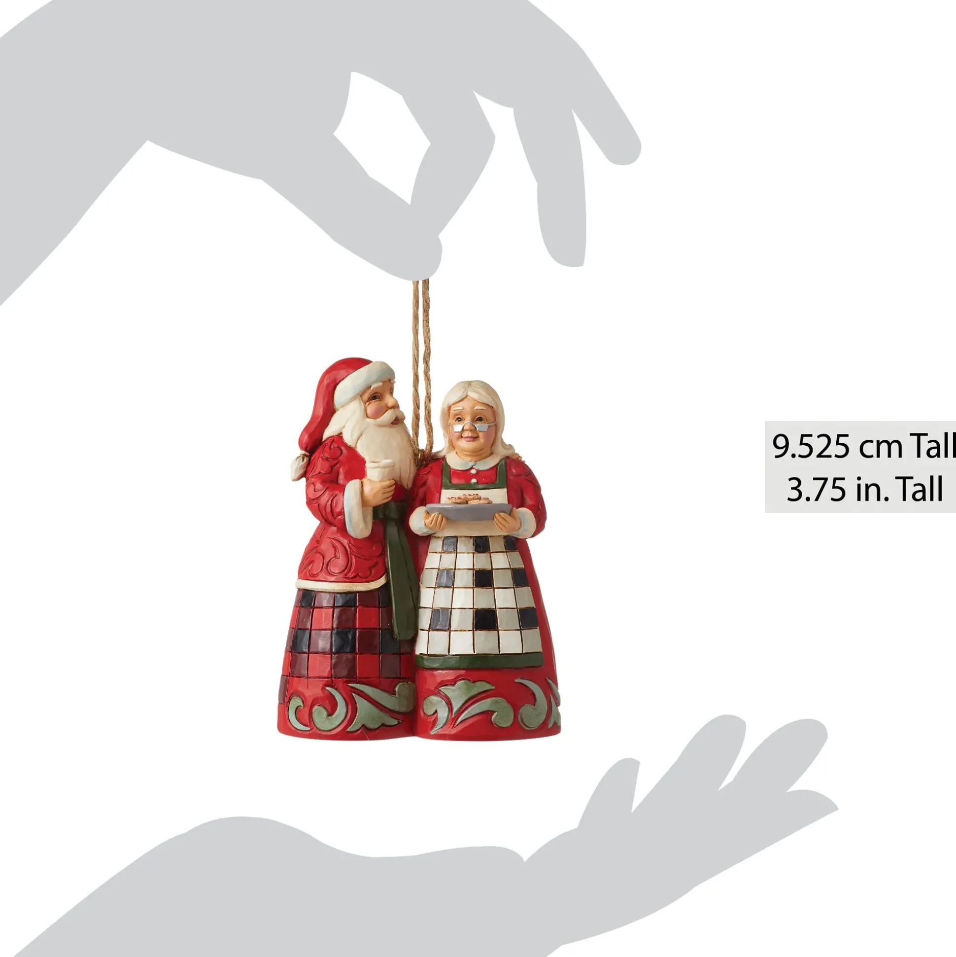 Best Sale Enesco Gift HG Santa & Mrs. Claus Ornament