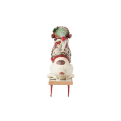 Clearance Enesco Gift Highland Glen Dog on Sled Fig
