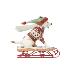Clearance Enesco Gift Highland Glen Dog on Sled Fig