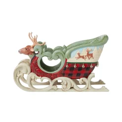 Discount Enesco Gift Highland Glen Large Sled Fig