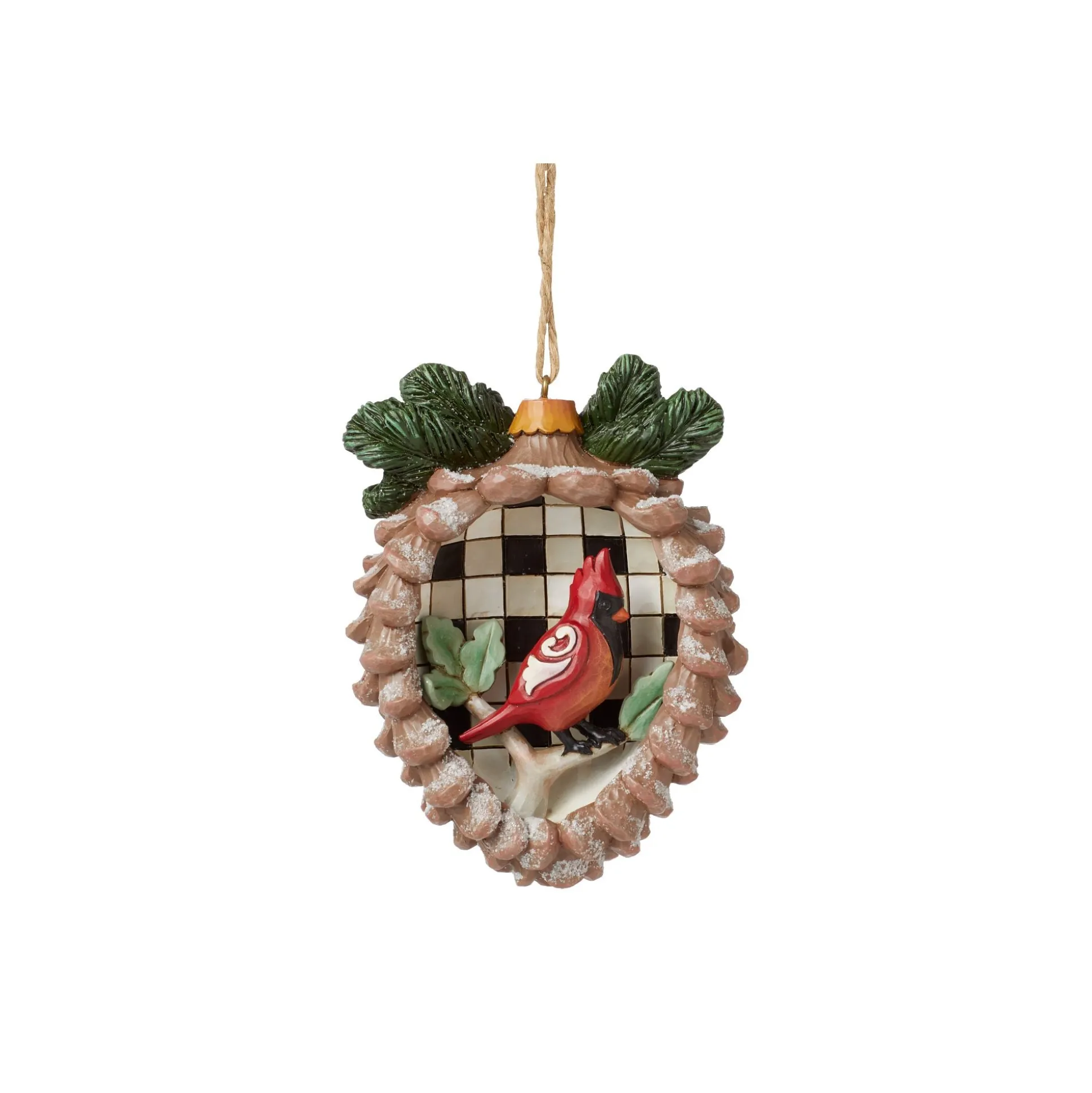 Online Enesco Gift Highland Glen Pinecone Orn