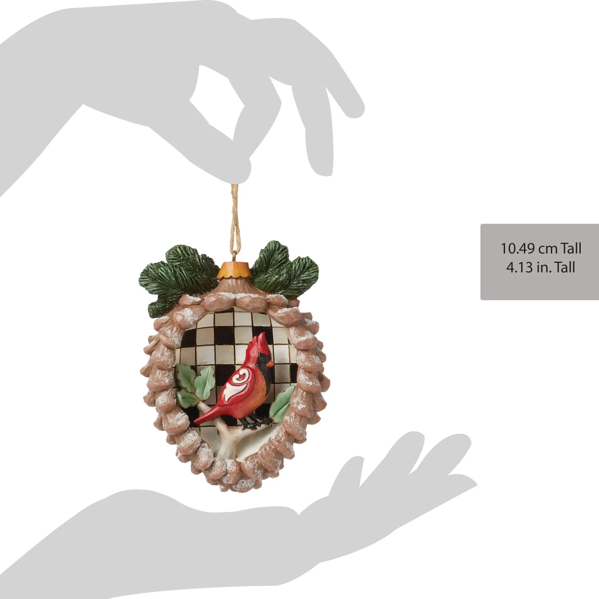 Online Enesco Gift Highland Glen Pinecone Orn