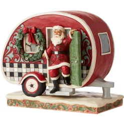 Clearance Enesco Gift Highland Glen Santa Camper