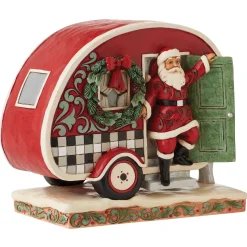Clearance Enesco Gift Highland Glen Santa Camper