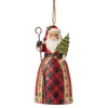 Best Sale Enesco Gift Highland Glen Santa Staff Orn