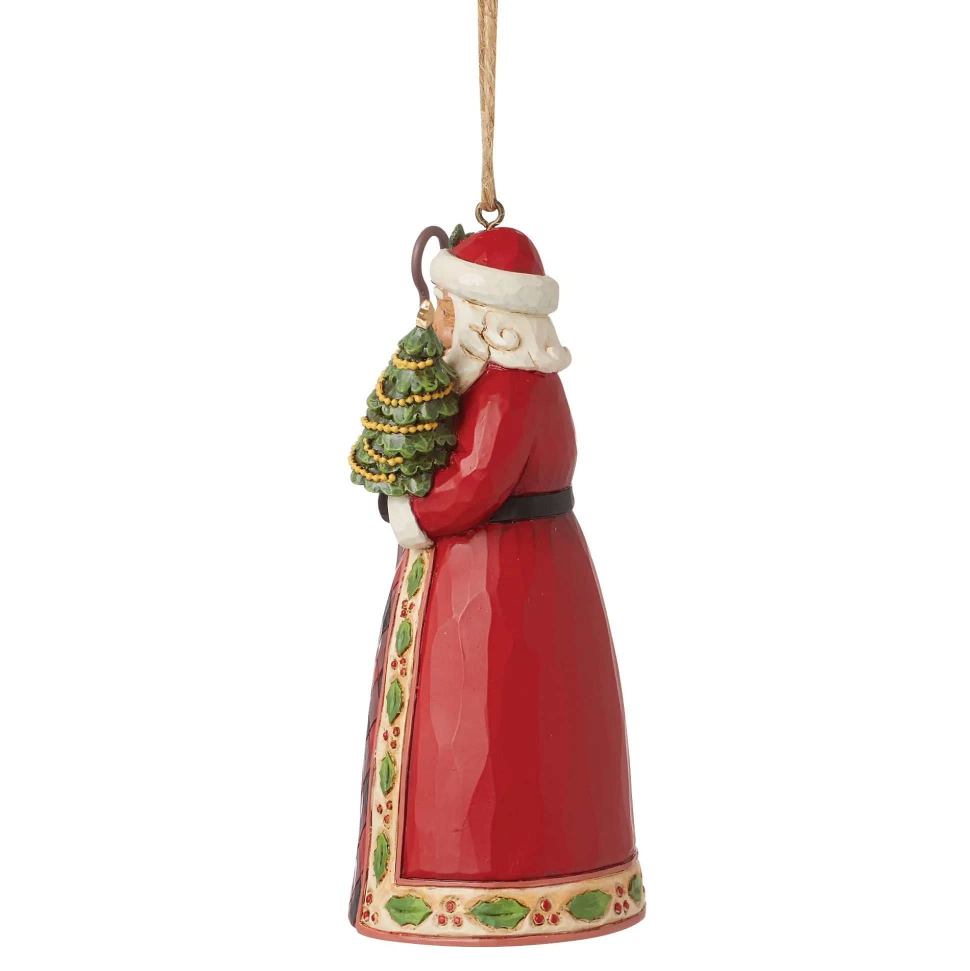 Best Sale Enesco Gift Highland Glen Santa Staff Orn