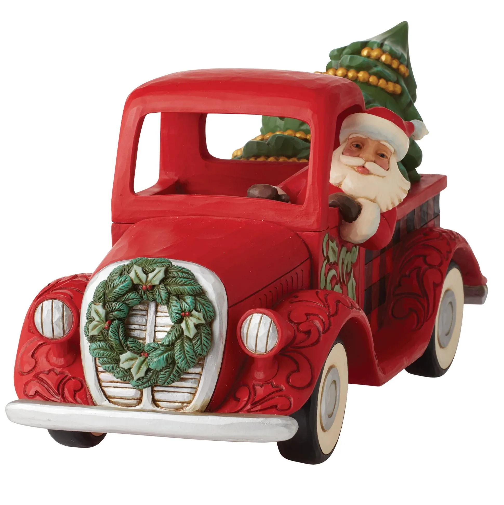 Cheap Enesco Gift Highland Glen Santa Truck Fig