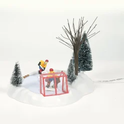 Cheap Department 56 Hockey Practice Animated