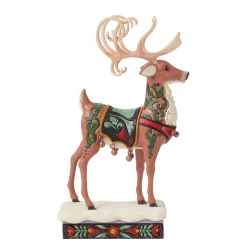 New Enesco Gift Holiday Manor Reindeer Fig