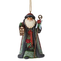 Online Enesco Gift Holiday Manor Santa Cane Orn