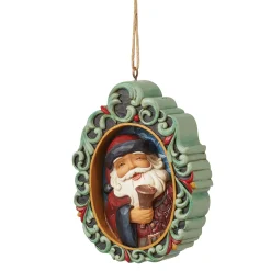 Outlet Enesco Gift Holiday Manor Santa Ornament